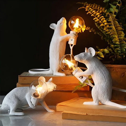 Dekorative Harz Tischlampe Tierfigur