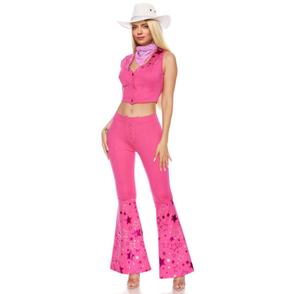 Western Paar Kostüm Set Cowboy Cowgirl Outfit