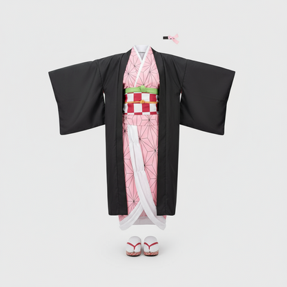 Kimono Cosplay Kostüm Set aus Polyester