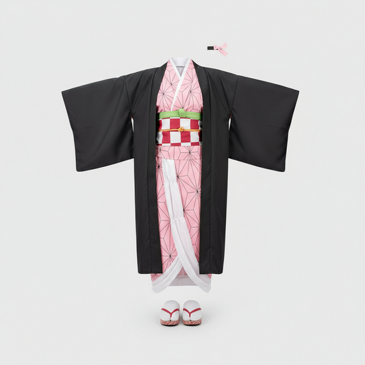 Kimono Cosplay Kostüm Set aus Polyester