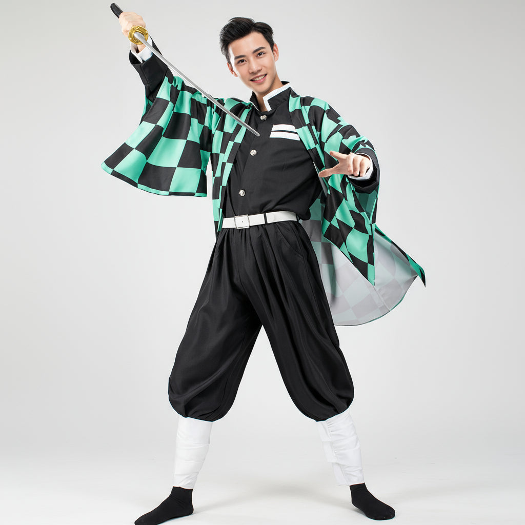 Kimono Cosplay Kostüm Set aus Polyester