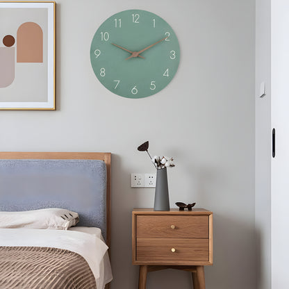 Wanduhr Holz Modern Minimalistisches Design