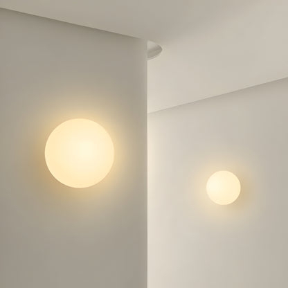 Wandleuchte Glas Rund Warmweiß Modern