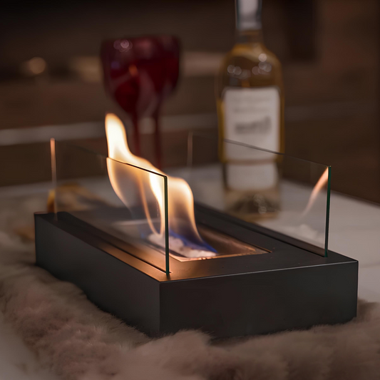 Bioethanol Tischkamin Glas Modern