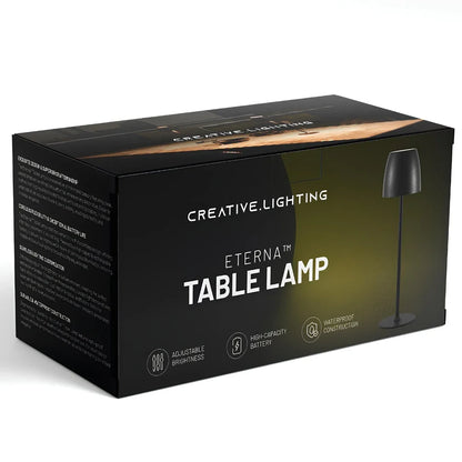 LED Metall Tischlampe Kabellos Dimmbar