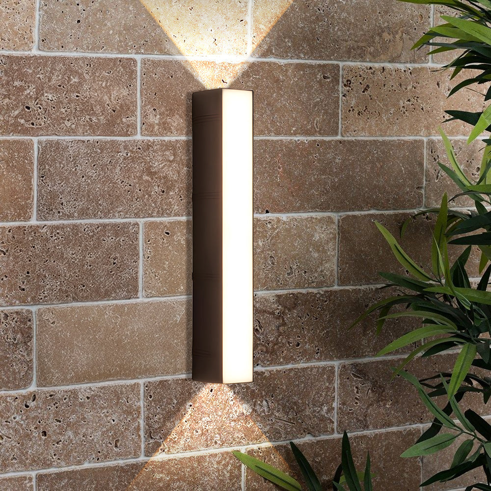 LED Außenwandleuchte Modern Metall Wetterfest