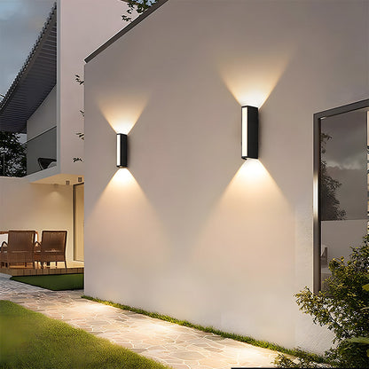 LED Außenwandleuchte Modern Metall Wetterfest