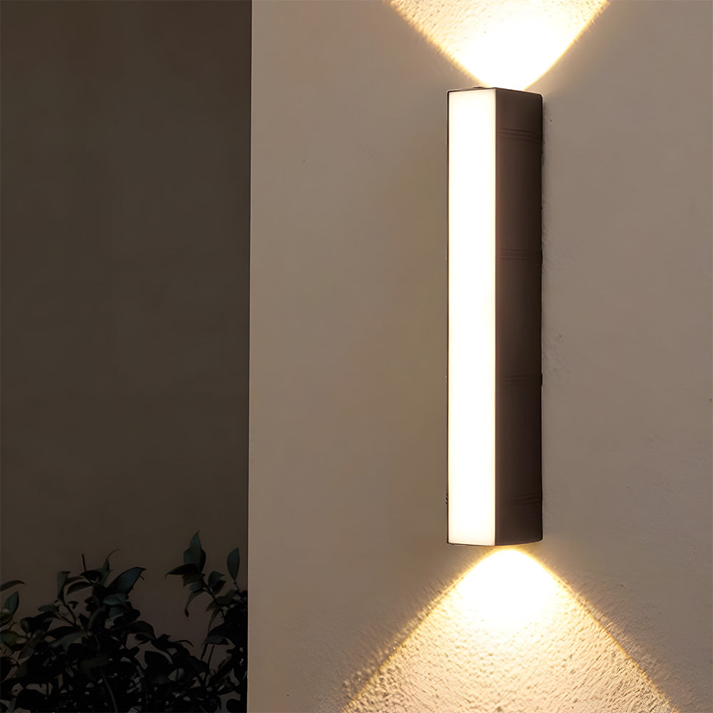LED Außenwandleuchte Modern Metall Wetterfest