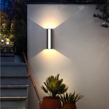 LED Außenwandleuchte Modern Metall Wetterfest