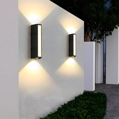LED Außenwandleuchte Modern Metall Wetterfest