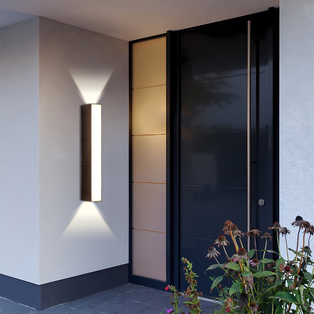 LED Außenwandleuchte Modern Metall Wetterfest
