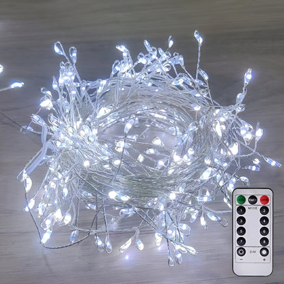 LED Lichterkette Kupferdraht Warmweiß