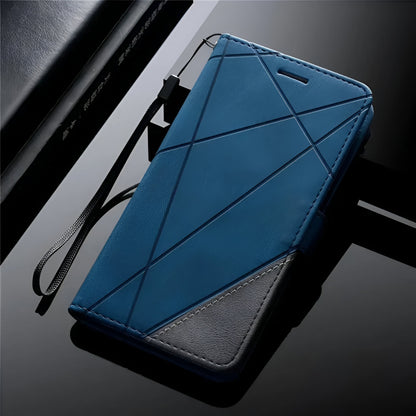 Handyhülle Leder Magnetisch Flip Wallet