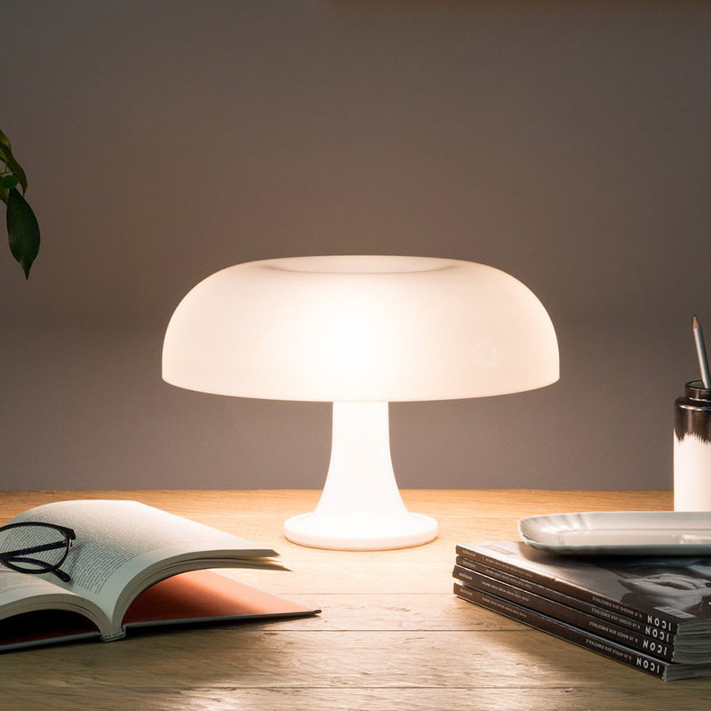 Tischlampe LED Weiß Modern Pilzform Design