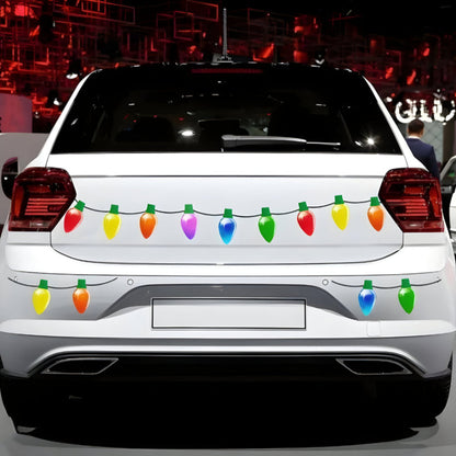 Weihnachts Deko Magnetische Glühbirnen Aufkleber