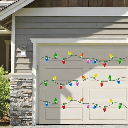 Weihnachts Deko Magnetische Glühbirnen Aufkleber
