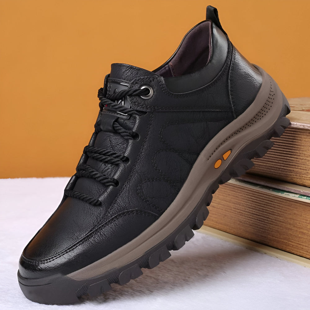 Leder Herren Freizeitschuhe Wasserdicht Rutschfest