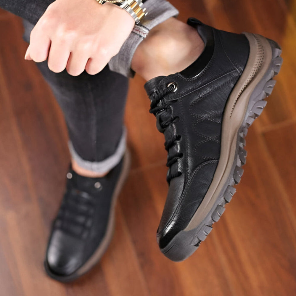 Leder Herren Freizeitschuhe Wasserdicht Rutschfest