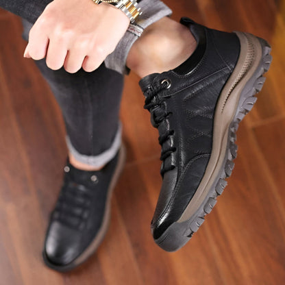 Leder Herren Freizeitschuhe Wasserdicht Rutschfest