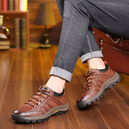 Leder Herren Freizeitschuhe Wasserdicht Rutschfest
