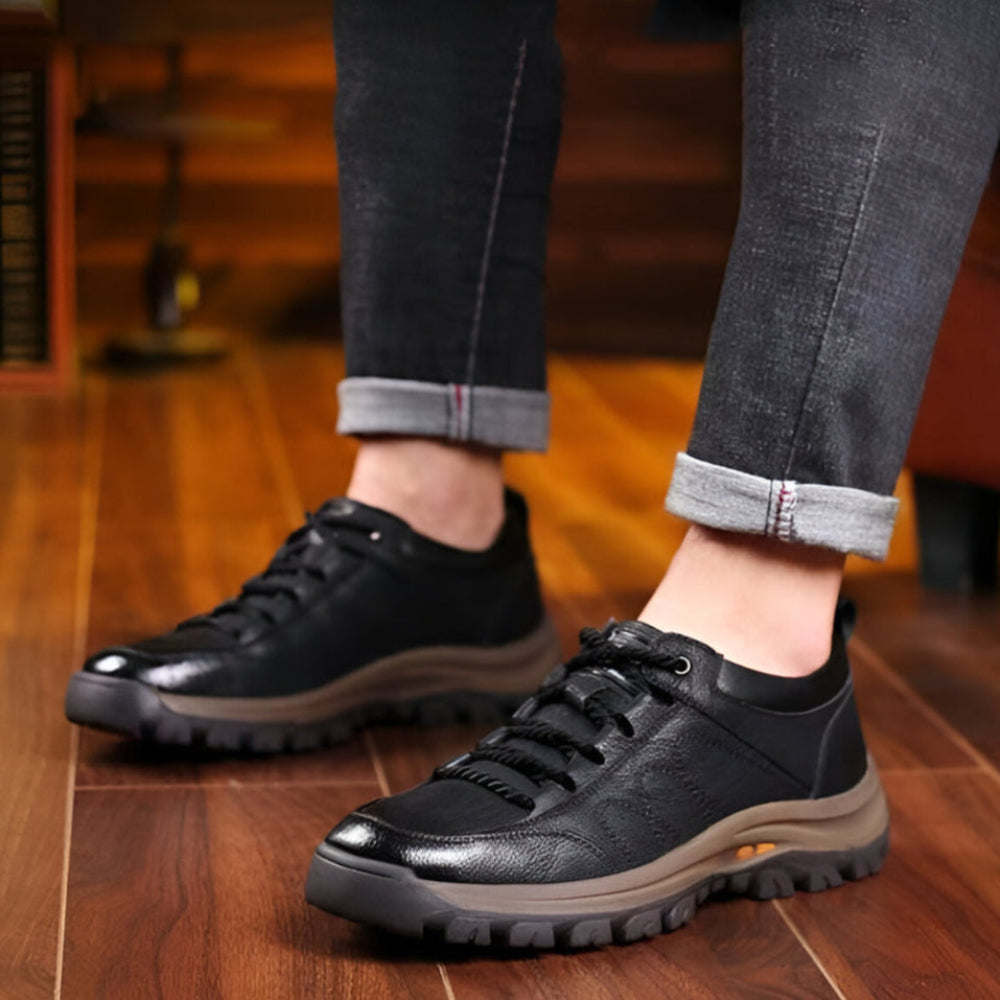 Leder Herren Freizeitschuhe Wasserdicht Rutschfest