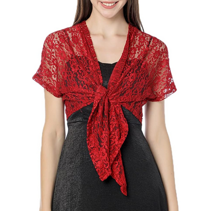 Damen Oktoberfest Dirndl Bluse | Kurzarm Spitze