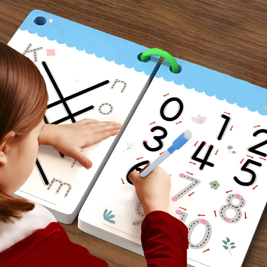 Lernheft Kinder Schreiben Zahlen Buchstaben Üben
