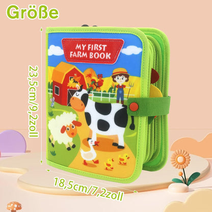 Lernbuch Kinder Interaktive Bauernhof Tiere
