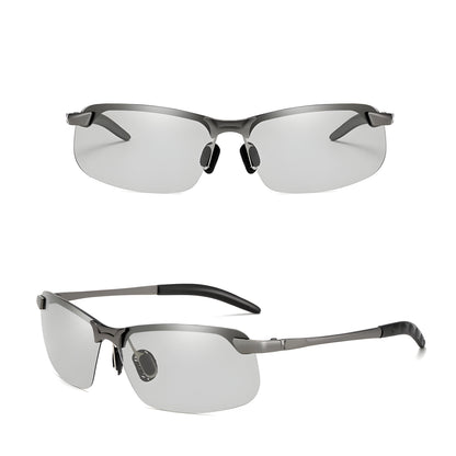 Sonnenbrille Metallrahmen Polarisierte Photochrom Gläser