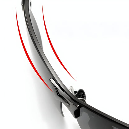 Sonnenbrille Metallrahmen Polarisierte Photochrom Gläser