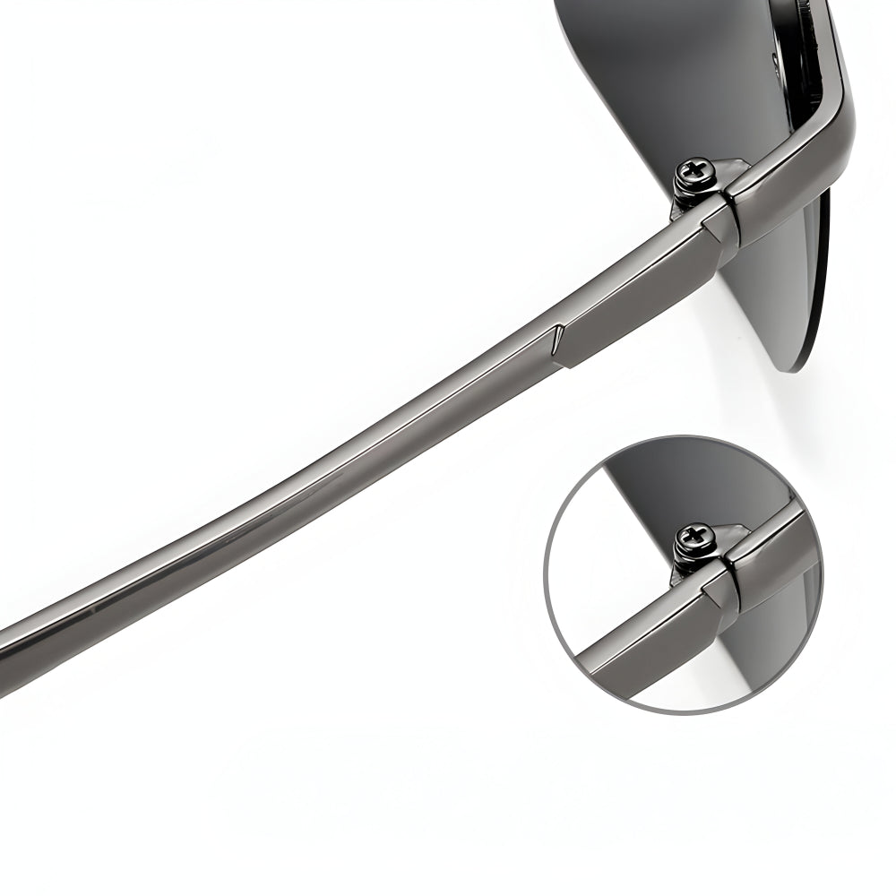 Sonnenbrille Metallrahmen Polarisierte Photochrom Gläser