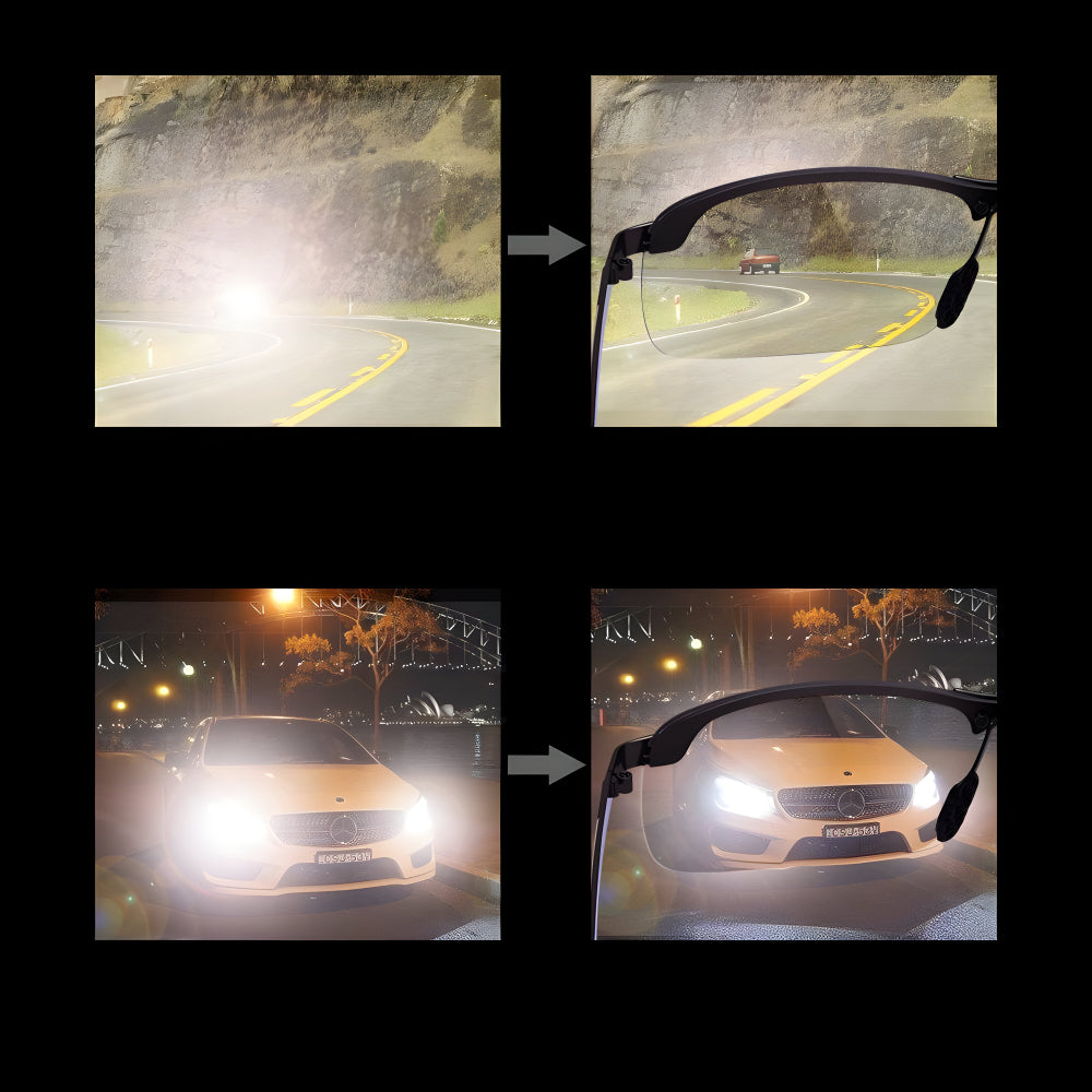 Sonnenbrille Metallrahmen Polarisierte Photochrom Gläser