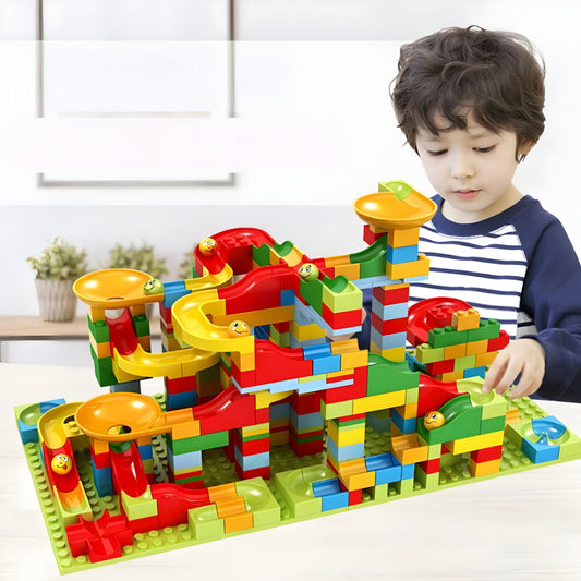 Murmelbahn Kinder Bauspielzeug Bunt Kunststoff
