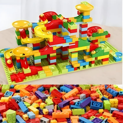 Murmelbahn Kinder Bauspielzeug Bunt Kunststoff