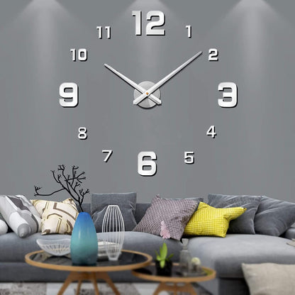 Wanduhr Modern Schwarz Kunststoff Dekoration