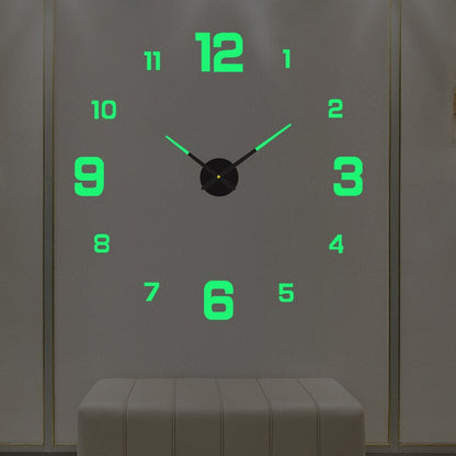 Wanduhr Modern Schwarz Kunststoff Dekoration