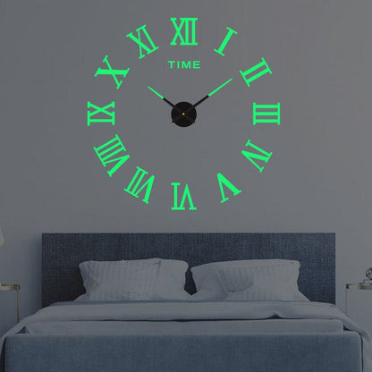 Wanduhr Modern Schwarz Kunststoff Dekoration