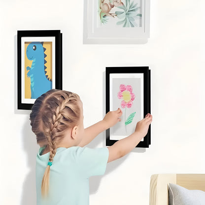 Bilderrahmen Kinder Kunstwerke Holz Klappbar