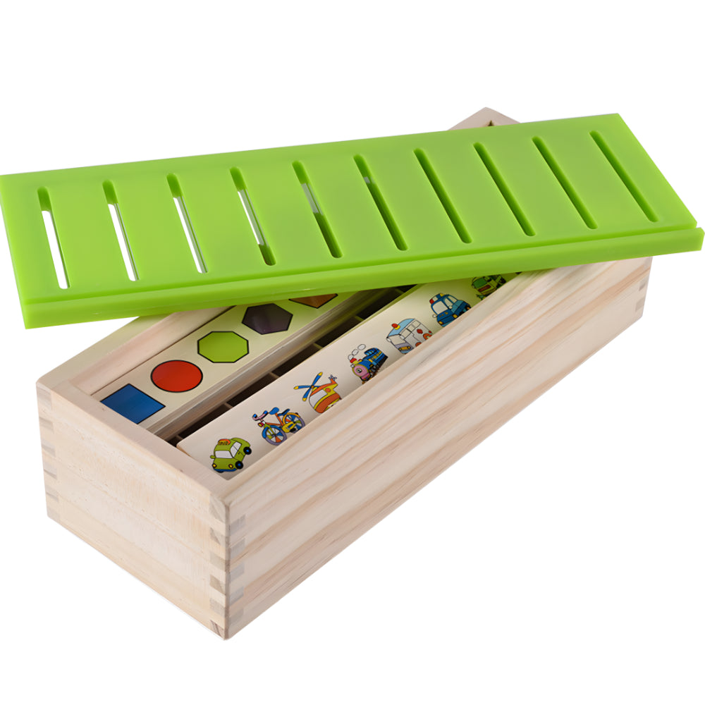 Holz Lernspielzeug Kinder Farben Formen Sortieren