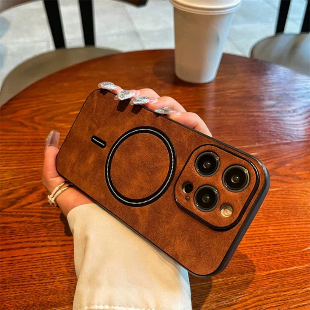 Leder iPhone Hülle MagSafe Kompatibel