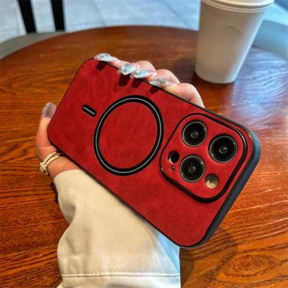 Leder iPhone Hülle MagSafe Kompatibel