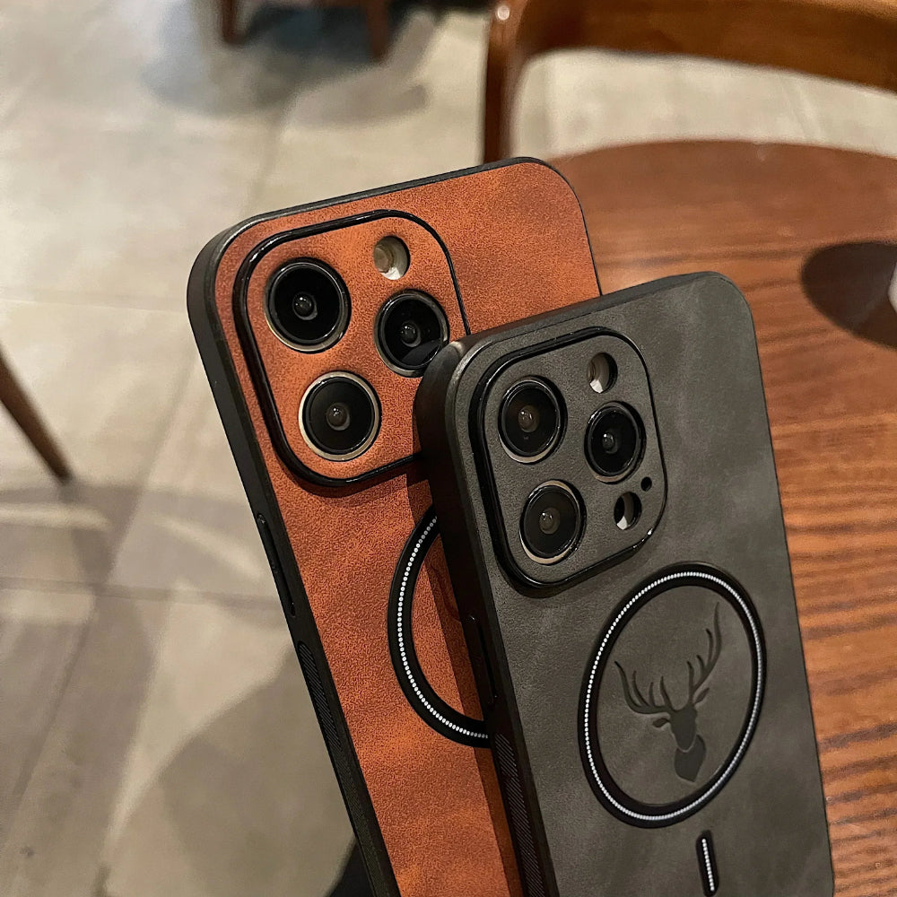 Leder iPhone Hülle MagSafe Kompatibel