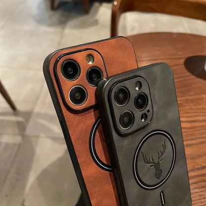 Leder iPhone Hülle MagSafe Kompatibel