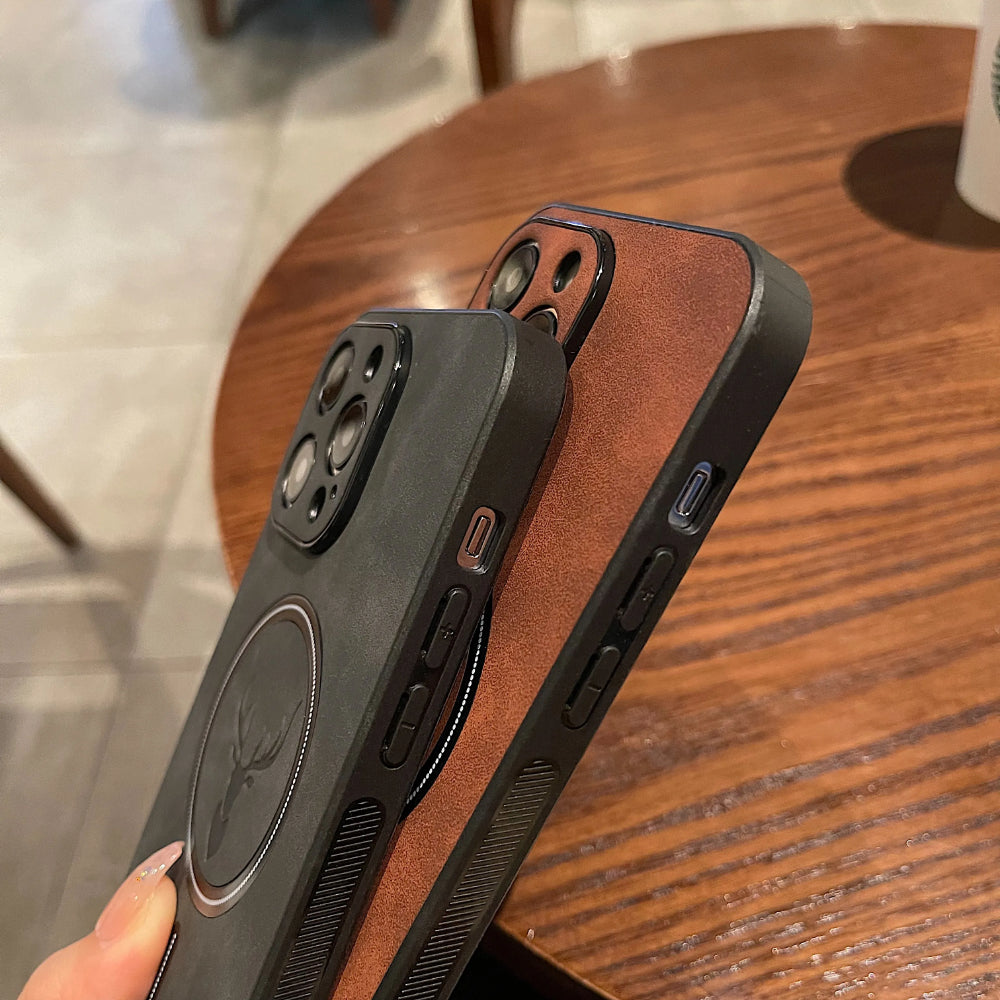 Leder iPhone Hülle MagSafe Kompatibel