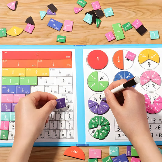 Magnetisches Mathematik Lernspielzeug Kinder Bunt