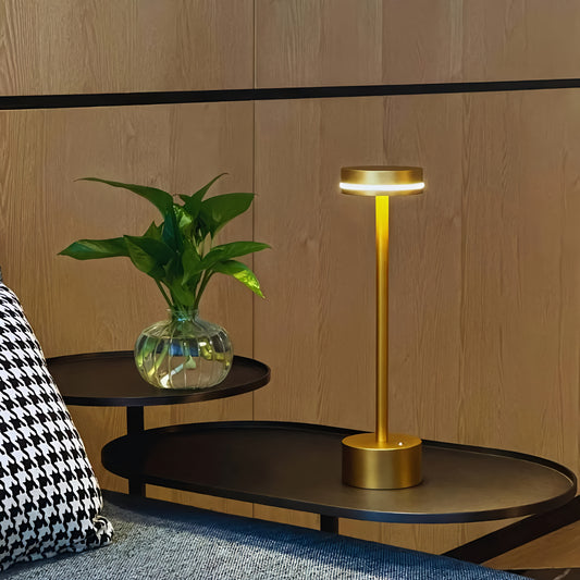 LED Tischlampe Kabellos Dimmbar Aluminium Modern