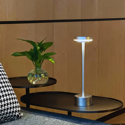 LED Tischlampe Kabellos Dimmbar Aluminium Modern
