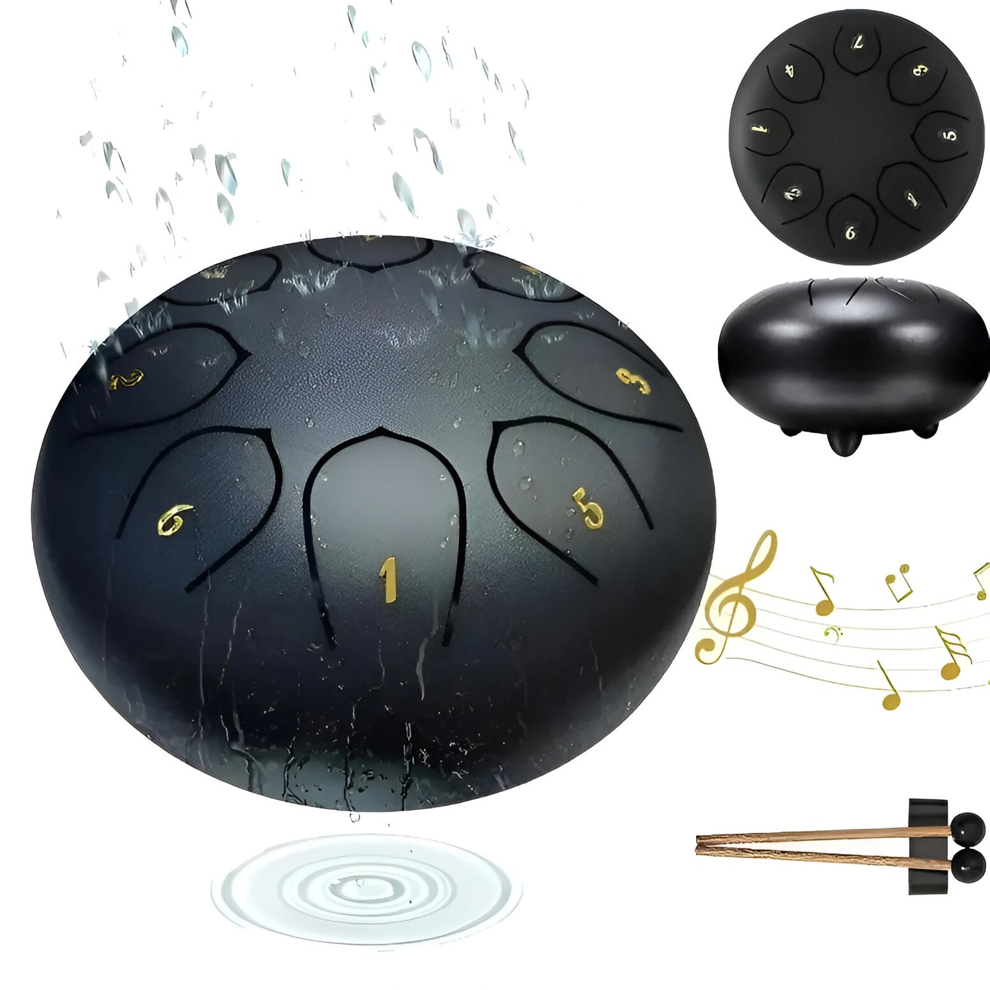 Handpan Trommel Stahl Musik Instrument