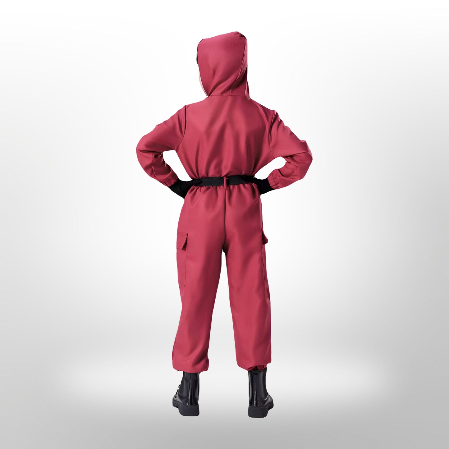 Halloween Kostüm Polyester Uniform Overall Maske