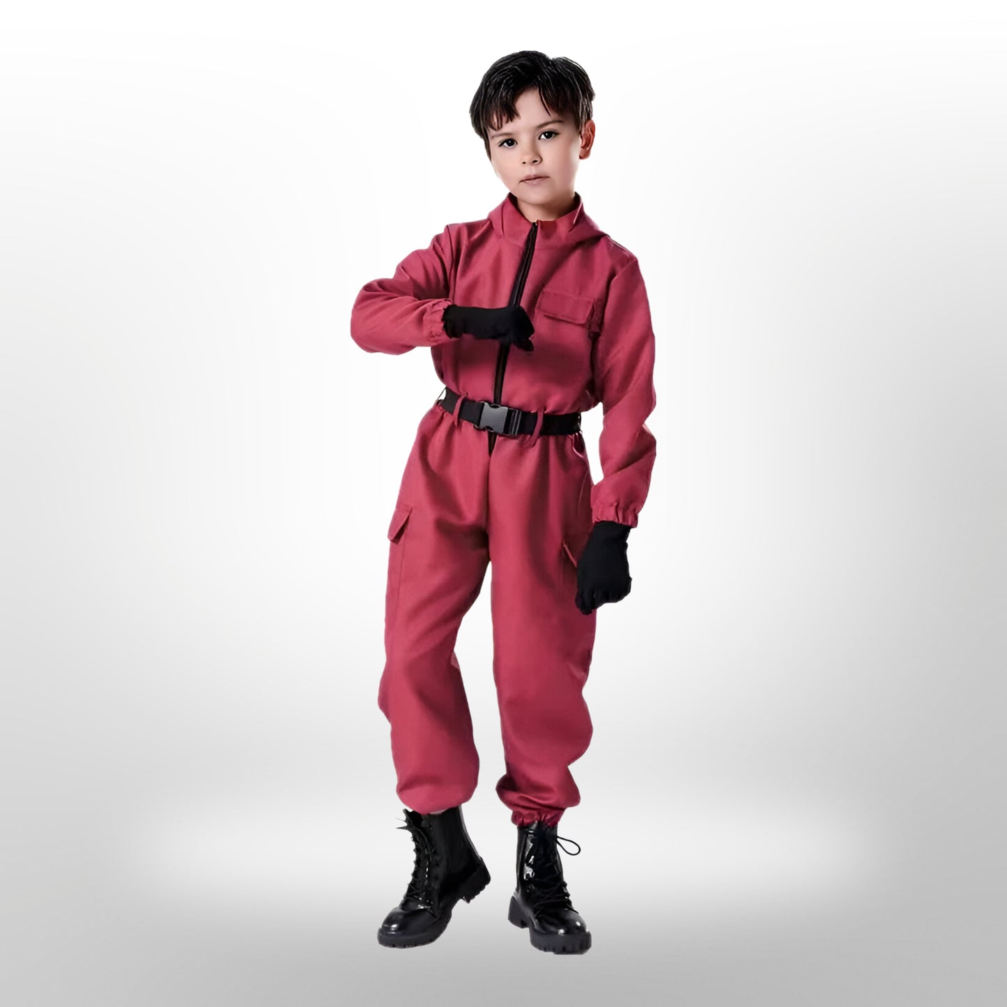 Halloween Kostüm Polyester Uniform Overall Maske